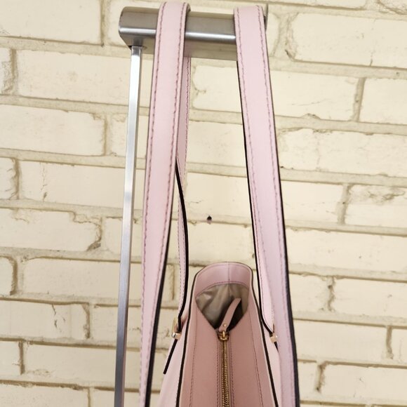 Kate Spade NY Harmony Pink Leather Shoulder Bag Tote Purse Large main image 2